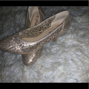 Gold heels